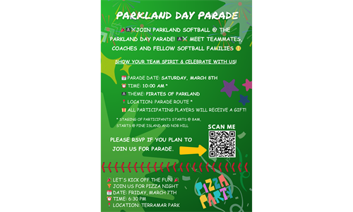 Parkland Softball @ Parkland Day Parade